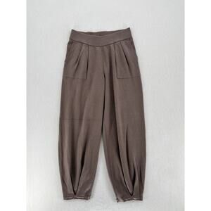 Sage + Stone Soft Knit Jogger Pants M Brown Lounge Pull On Cozy